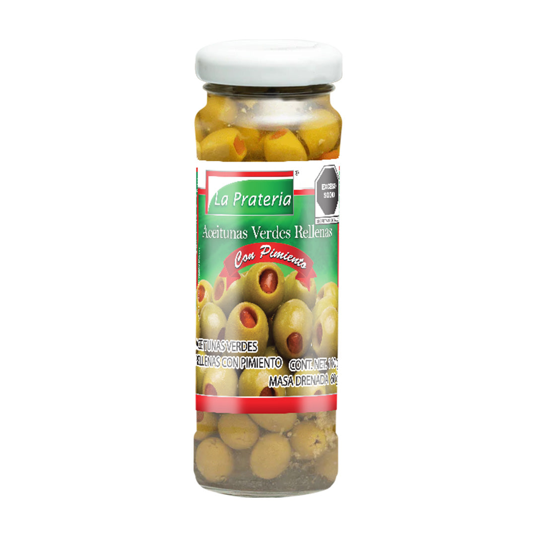 Aceitunas Verdes con Pimiento