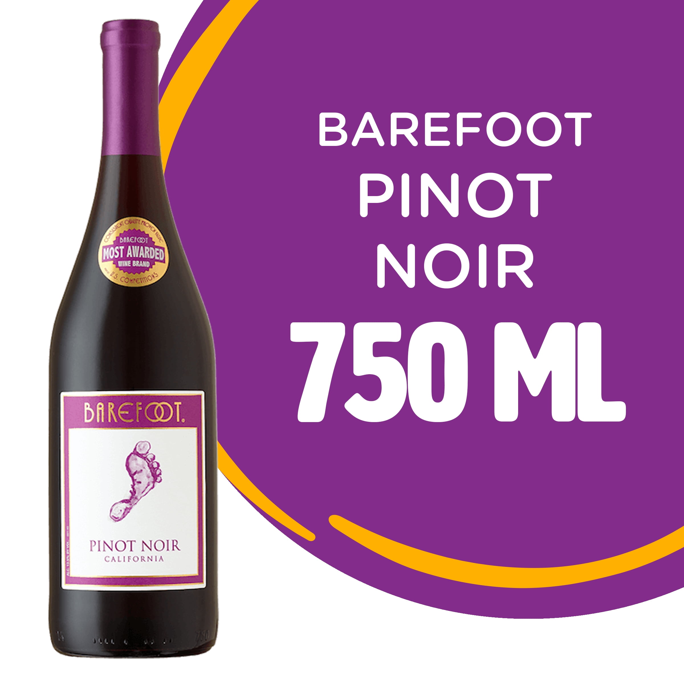 Barefoot Pinot Noir 750ml