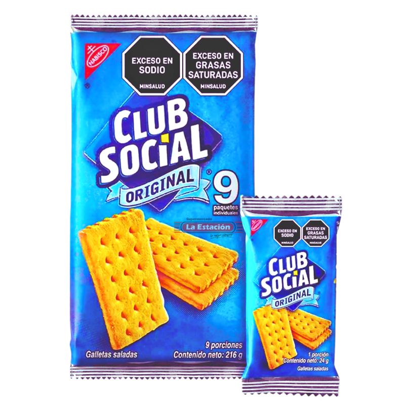Galleta Club Social 9 paquetes