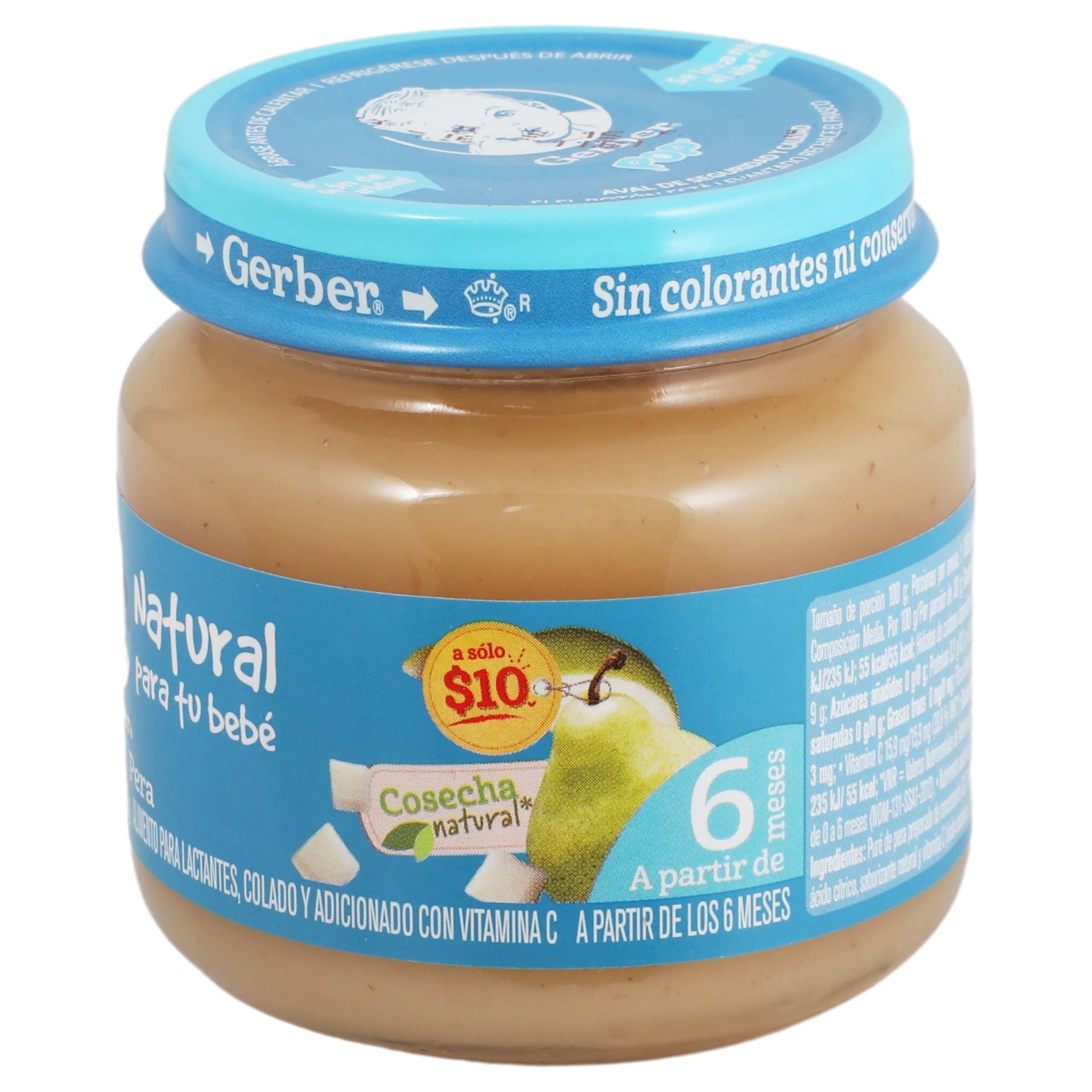 GERBER SABOR PERA FRASCO 100G