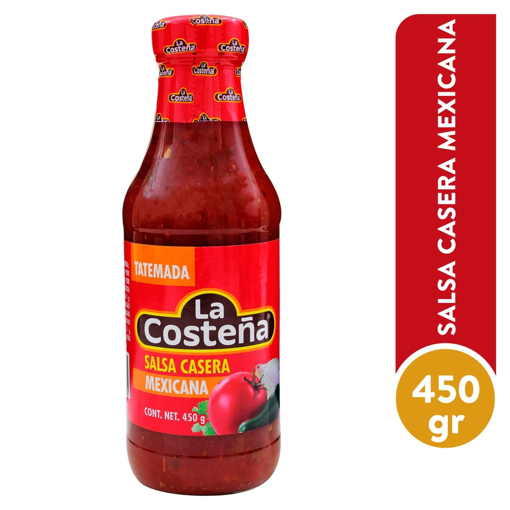 La costeña salsa Mexicana roja