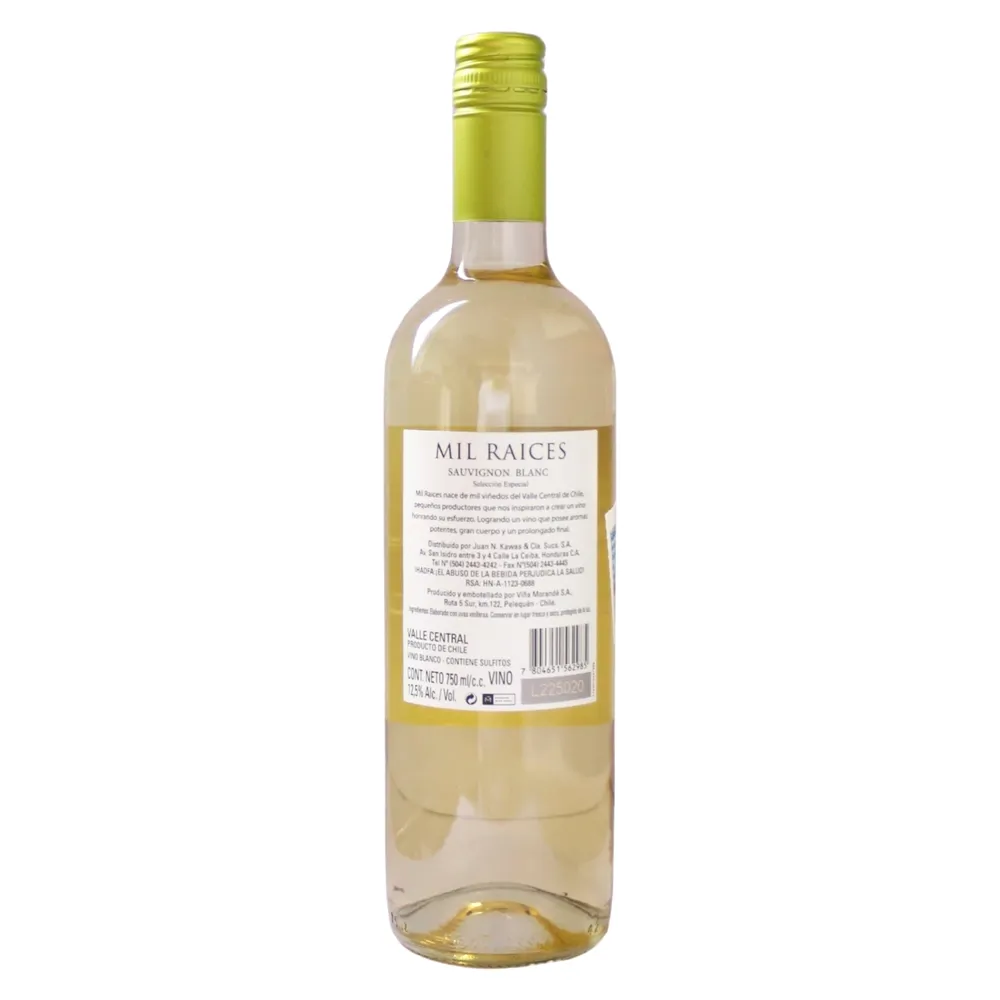 Mil Raices Sauvignon Blanc 750