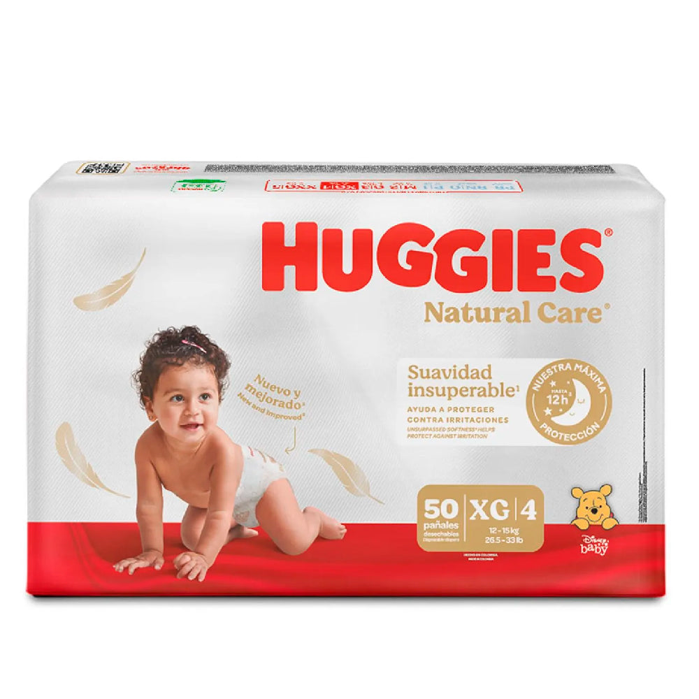 PAÑALES HUGGIES XG4
