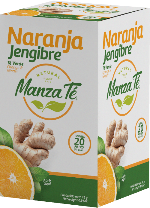 TE NARANJA JENGIBRE 12 ONZAS