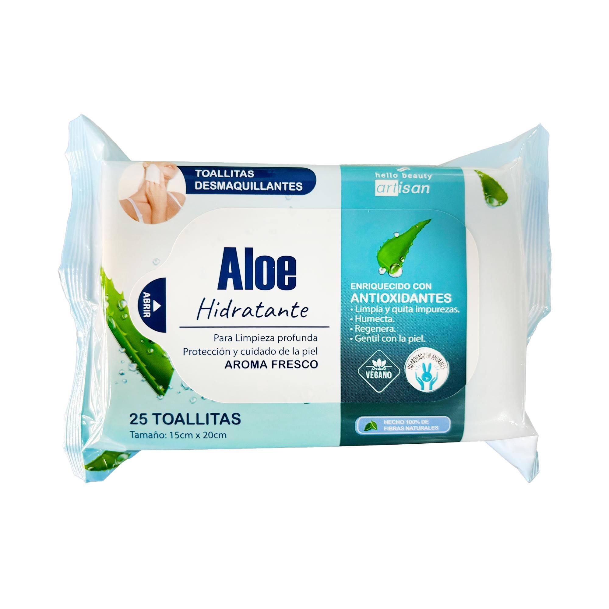 TOALLA FACIAL ALOE VERA
