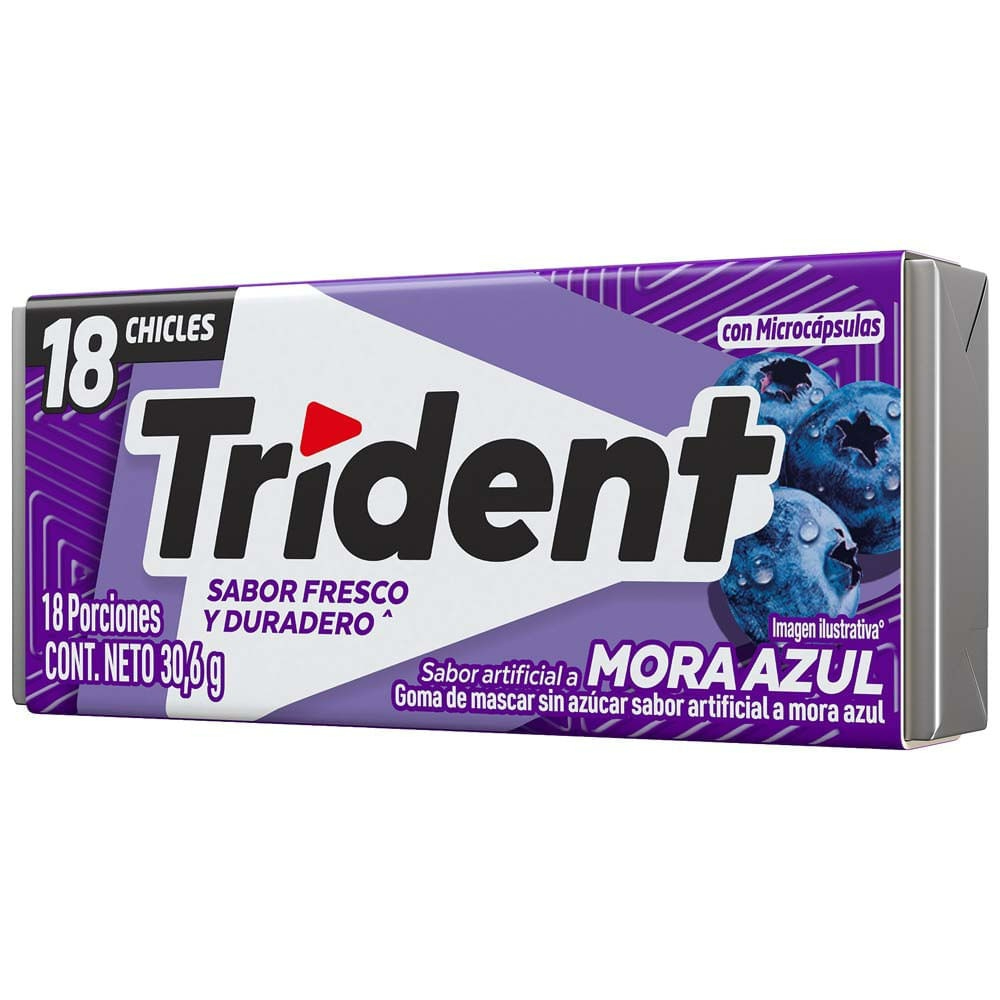 TRIDENT GOMA VALEU MORA 30.6g