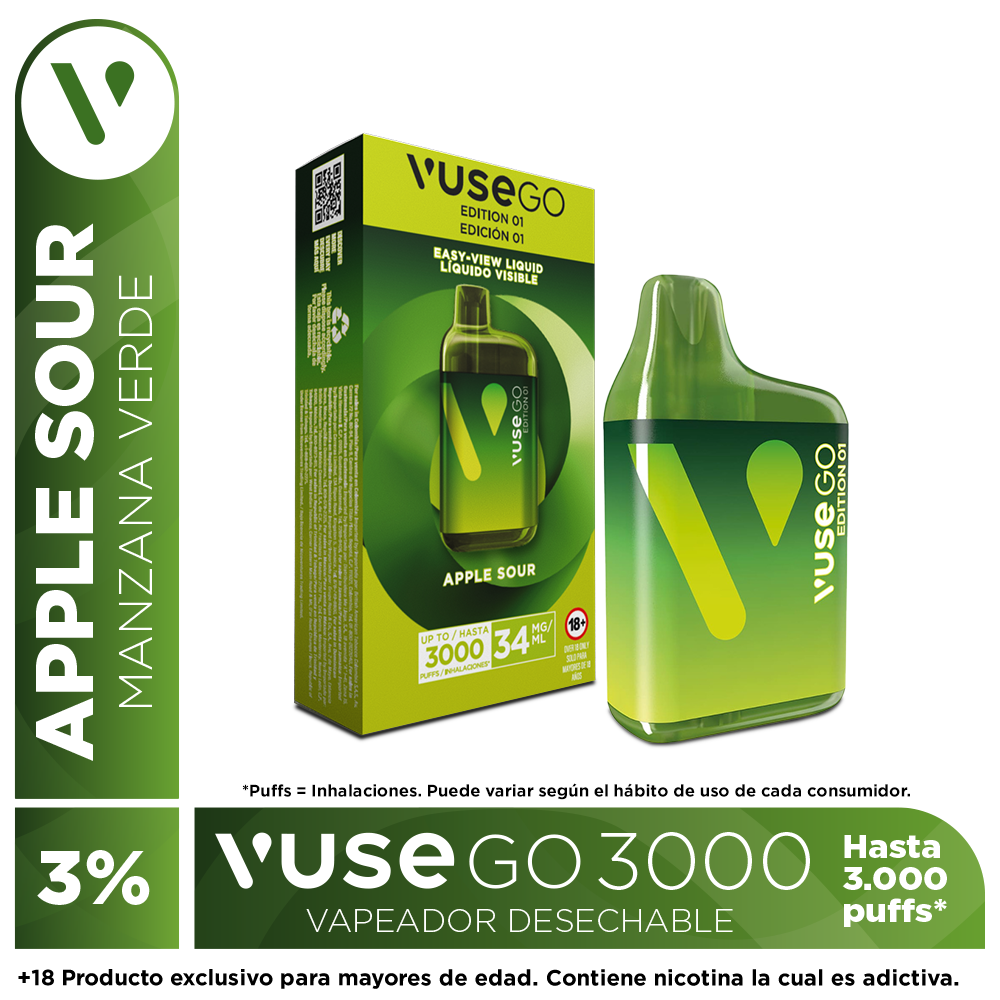 vuse go mega apple sour 34mg