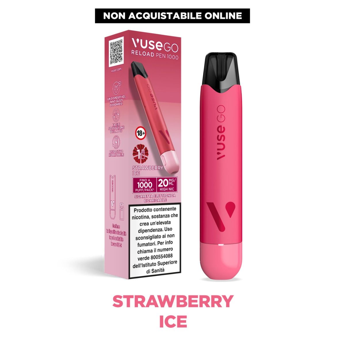 VUSE STRAWBERRY ICE 1000PUFF